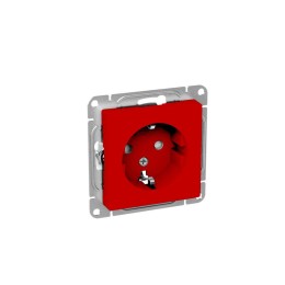 Розетка СП Эпика 16А с заземл. защ. шторки механизм красн. EKF UP1-SOR-111