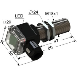 Выключатель бесконтактный PS2-18M80-8B11-B (ВБ2.18М.80.5.1.1.В) МЕГА-К A8010-T1737