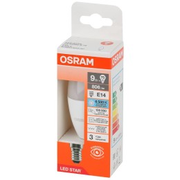 Лампа светодиодная LED Star 9Вт 6500К холод. бел. E14 806лм B угол пучка 200град. 170-250В (замена 7