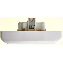 Розетка 2-м СП Рондо 16А IP20 250В с заземл. защ. шторки бел. SchE RS16-226-BI