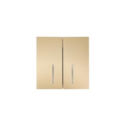 Выключатель 2-кл. с индик. СП ZIMA IP20 10А безвинт. зажим зол. LEZARD 704-3688-112QC
