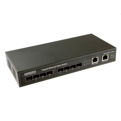 Коммутатор SW-7028 Gigabit Ethernet на 8 SFP + 2 RJ45 портов OSNOVO 13264
