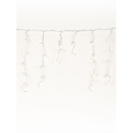 Гирлянда светодиодная "Бахрома" OIC080WW-C-E-31V 2х0.48м 20 нитей 80LED тепл. бел. 16/48/40/24см ули