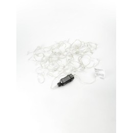 Гирлянда светодиодная "Бахрома" OIC080WW-C-E-31V 2х0.48м 20 нитей 80LED тепл. бел. 16/48/40/24см ули