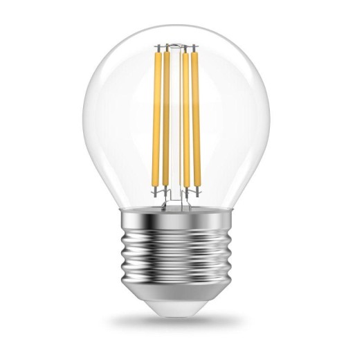 Лампа светодиодная филаментная Filament Elementary 8Вт шар 4100К Е27 540лм GAUSS 52228