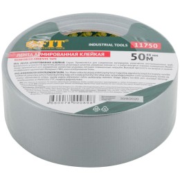 Лента клейкая универсальная армированная "Ductape" 48ммх50м FIT 11750