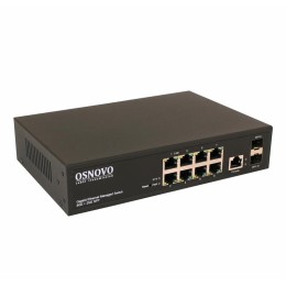 Коммутатор управляемый (L2+) SW-70802/L2 Gigabit Ethernet на 10 портов OSNOVO 13814