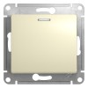 Переключатель проходной 1-кл. СП Glossa 10А IP20 (сх. 6а) 10AX с подсветкой механизм беж. SE GSL0002