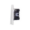 Выключатель 2-кл. СП STRONG MIELE 10А жемчуж. Kranz KR-78-0706-4