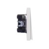 Выключатель 2-кл. СП STRONG MIELE 10А жемчуж. Kranz KR-78-0706-4