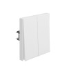 Выключатель 2-кл. СП STRONG MIELE 10А жемчуж. Kranz KR-78-0706-4