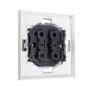 Выключатель 2-кл. СП STRONG MIELE 10А жемчуж. Kranz KR-78-0706-4