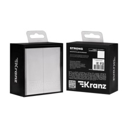 Выключатель 2-кл. СП STRONG MIELE 10А жемчуж. Kranz KR-78-0706-4