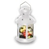Фонарь ULD-L1220-010/DTB/RGB WHITE со светодиод. гирляндой внутри на батарейке (не в компл.) 10 свет