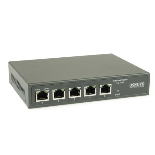 Коммутатор 2.5G Ethernet SW-5D-1 на 5 RJ45 портов OSNOVO 14343