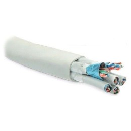 Кабель витая пара F/UTP кат.5 16 пар (4 пары 24 AWGх4) ОЖ solid кажд. 4х парник: экран-фольга LSZH L