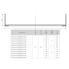 Лоток лестничный 100х100 L3000 1.5мм HDZ EKF LT100100-1.5-HDZ