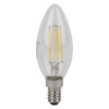 Лампа светодиодная филаментная LS CLB40 4W/865 230VFILCL 4Вт 6500К холод. бел. E14 470лм B угол пучк