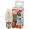 Лампа светодиодная филаментная LS CLB40 4W/865 230VFILCL RU 4Вт 6500К холод. бел. E27 470лм B угол п