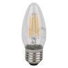 Лампа светодиодная филаментная LS CLB40 4W/865 230VFILCL RU 4Вт 6500К холод. бел. E27 470лм B угол п