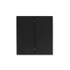 Выключатель 2-кл. СП STRONG MIELE 10А антрацит Kranz KR-78-0706-5