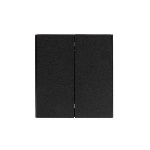 Выключатель 2-кл. СП STRONG MIELE 10А антрацит Kranz KR-78-0706-5