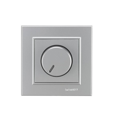 Диммер СП 600Вт Karea IP20 с сетевым фильтром серебр. Makel 56065031