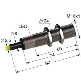 Выключатель бесконтактный PS2-18M90-5B74-Z (ВБ2.18М.90.5.7.2.Z ВБ2.18М.90.5.7.4.Z) МЕГА-К A8010-8008