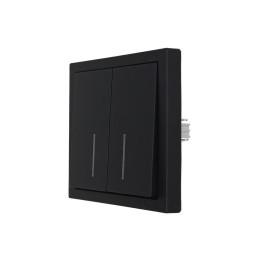 Выключатель 2-кл. с индик. СП ZIMA IP20 10А безвинт. зажим черн. бархат LEZARD 704-4288-112QC