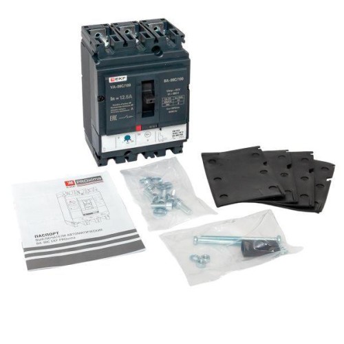 Выключатель автоматический 3п 100/12.5А 36кА ВА-99C Compact NS PROxima EKF mccb99C-100-12.5