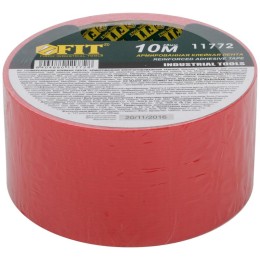 Лента клейкая универсальная армированная "Ductape" 48ммх10м красн. FIT 11772