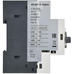 Выключатель автоматический защиты двигателя A6 GV2P 1.6-2.5А ARMAT IEK AR-MPCB-A6B25
