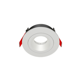 Рамка для модульного светильника FLEX 50 02 110х45 круглая встраив. поворотная RAL9010 VARTON V1-R0-