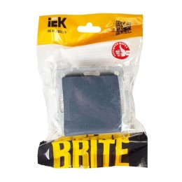 Выключатель перекрестный 1-кл. СП BRITE 10А ВС10-1-3-БрМ механизм маренго IEK BR-V13-0-10-K35