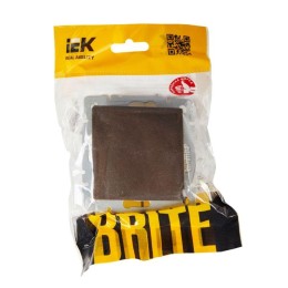 Выключатель перекрестный 1-кл. СП BRITE 10А ВС10-1-3-БрТБ механизм бронза IEK BR-V13-0-10-K45