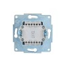 Переключатель проходной 2-кл.СП ASTI 10А IP20 механизм черн. бархат LEZARD 7081-4288-106