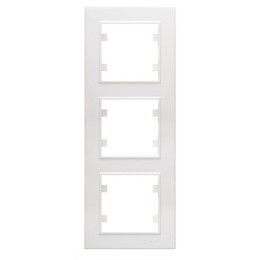 Рамка 3-м Karea вертик. бел. Makel 56001708
