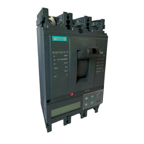 Выключатель автоматический MCCB BA-EL6-630L/3P 630А LCD (электронный Micrologic 5.0E ICU:50KA) ELTEC