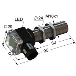 Выключатель бесконтактный PS2-18M95-5B74-B (ВБ2.18М.95.5.7.2.В) МЕГА-К A8010-T1720