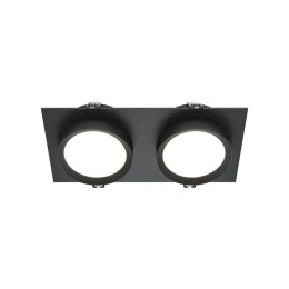 Светильник встраиваемый Hoop GX53 2х12Вт Maytoni DL086-02-GX53-SQ-B