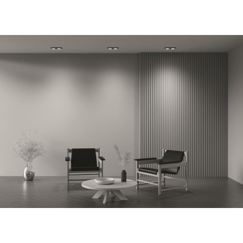 Светильник встраиваемый Hoop GX53 2х12Вт Maytoni DL086-02-GX53-SQ-B