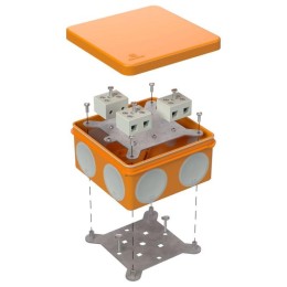 Коробка огнестойкая ОП двухкомпонентн. 60-0300-FR10.0-6 Е15-Е120 RAL2004 100х100х50 Промрукав 60-030