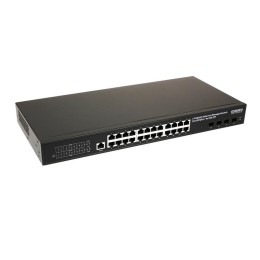 Коммутатор управляемый L3 SW-24G4X-2L Gigabit Ethernet на 24хRJ45 + 4х10G SFP+ Uplink OSNOVO 14168