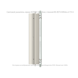 Оповещатель пожарный световой BS-ASTERA-10-F2-12 Белый свет a26861