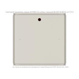 Оповещатель пожарный световой BS-ASTERA-10-F2-24 Белый свет a26859