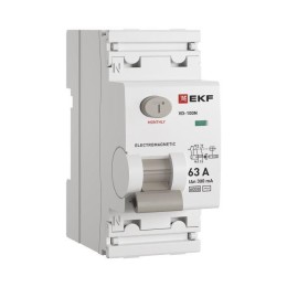 Выключатель дифференциального тока 2п 63А 300мА тип AC 6кА ВД-100N электромех. PROxima EKF E1026M633