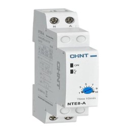 Реле времени NTE8-10A (задержка времени выключения) 1-10с 1НО AC24В (R) CHINT 258323