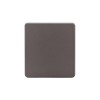 Выключатель проходной (переключатель) 1-кл. СП ROUND MIELE 10А титан Kranz KR-78-0708-2
