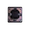 Выключатель проходной (переключатель) 1-кл. СП ROUND MIELE 10А титан Kranz KR-78-0708-2