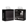 Выключатель проходной (переключатель) 1-кл. СП ROUND MIELE 10А титан Kranz KR-78-0708-2